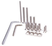 One STAINLESS Screwset and Toolset for All Black Series,...