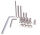 One STAINLESS Screwset and Toolset for All Black Series, S-Series
