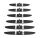 Rear Wing 425mm wingspan - Progressive - Carbon